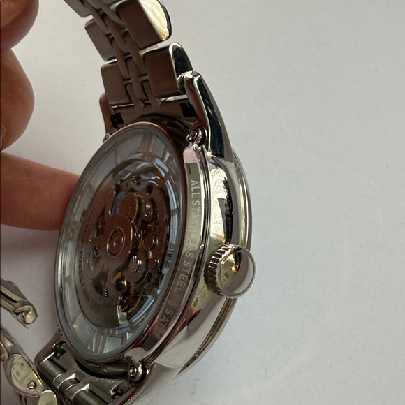 Fossil Silver Skeleton Dial Watch - Picture 6 of 6
